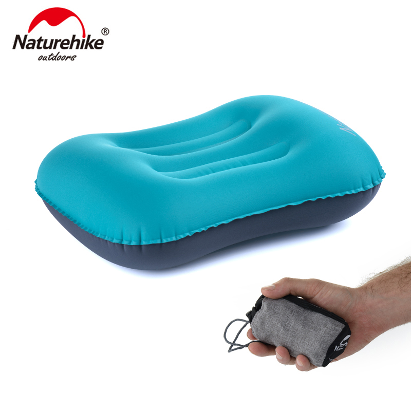 Travel Pillow Inflatable - 네이처하이크 휴대용 TPU 폴리에스터 에어 캠핑