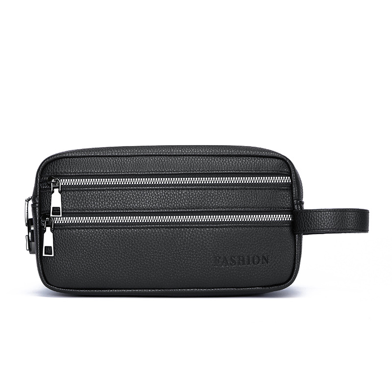 Travel Accessories Pouch For Men - 빈티지 남성용 핸드 클러치 백, 다층