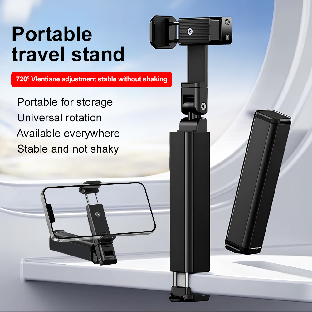 Phone Holder Airplane - 휴대용 여행용 휴대폰 거치대 720 °