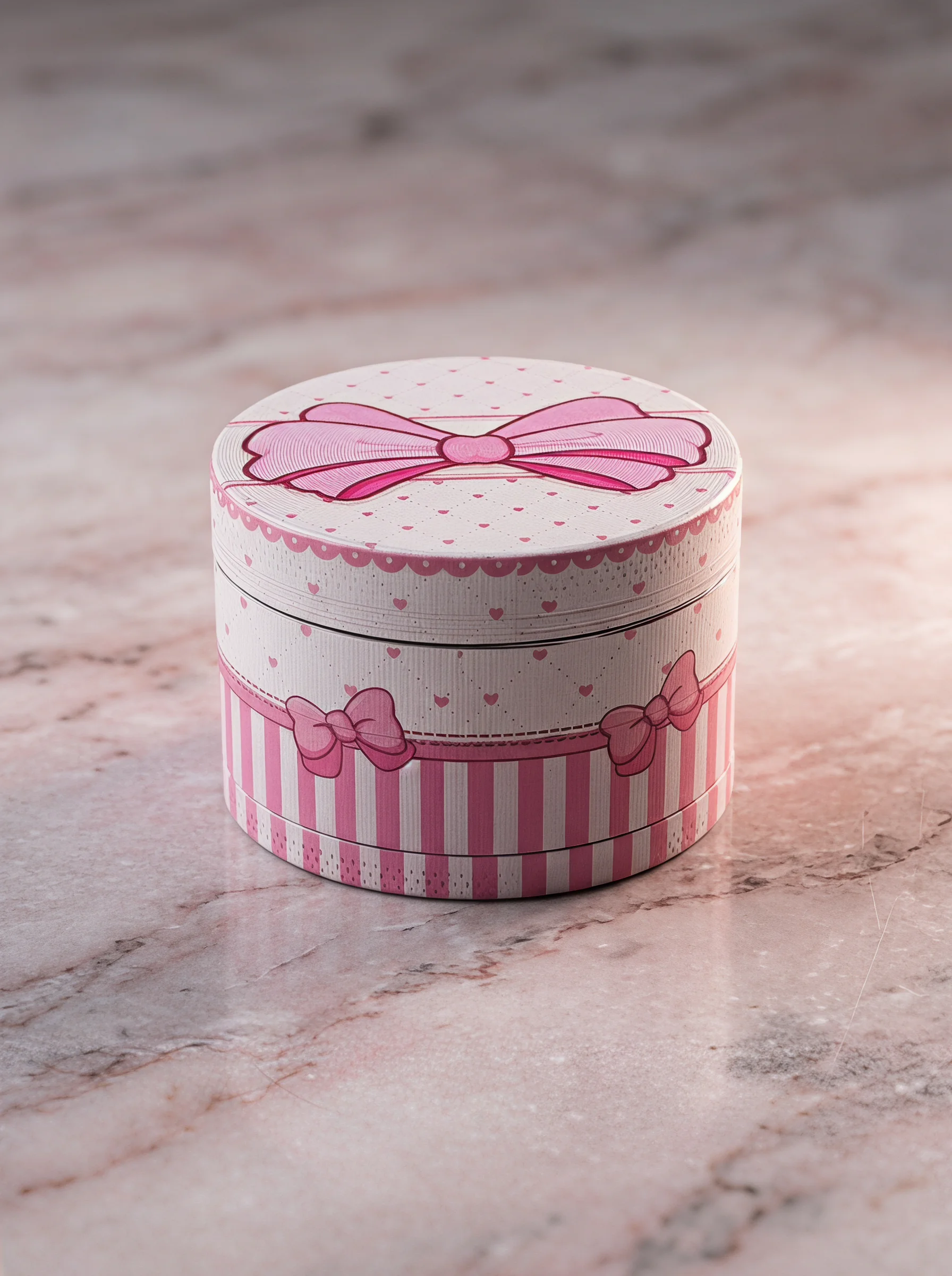 50mm 핑크 리본 그라인더 금속 4단 향신료 그라인더 - Travel Kitchen Accessories 리뷰 및 가격
