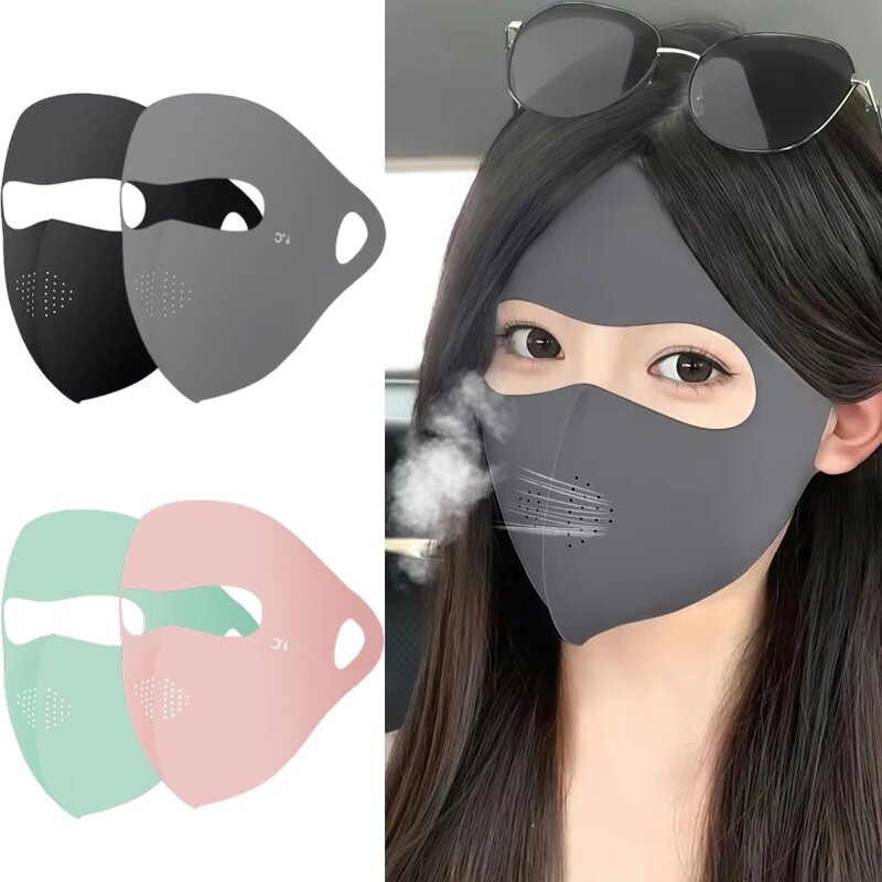 새로운 풀페이스 UV 페이스 마스크 재사용 가능한 자외 - Travel Accessories For Elderly 리뷰 및 가격