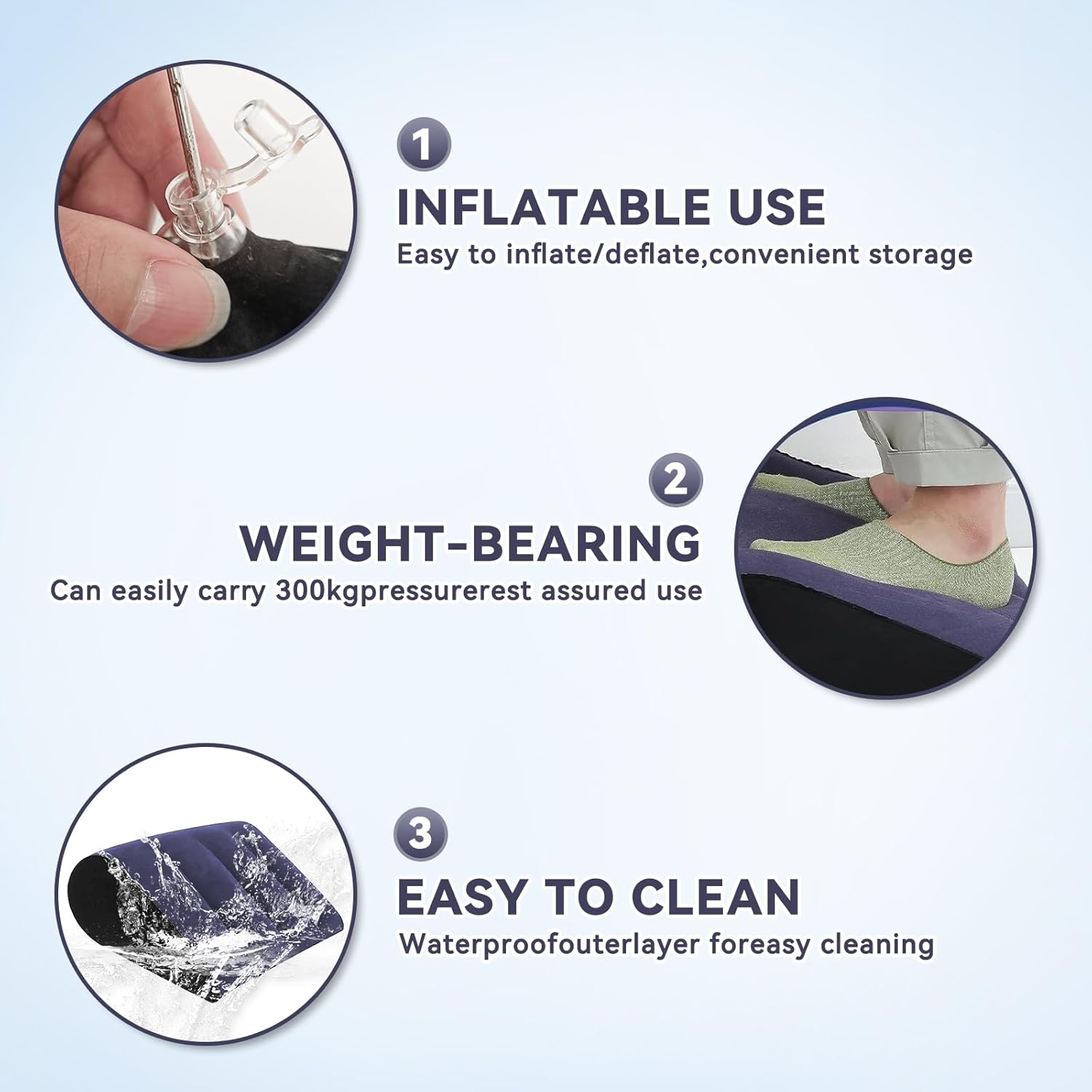 팽창식 쐐기형 베개 보라색 인체공학적 등받이 쿠션 펌프 - Travel Pillow Inflatable 리뷰 및 가격