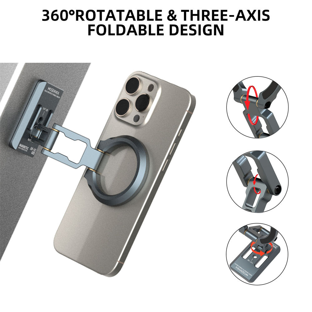 듀얼 마그네틱 폰 홀더 접이식 삼각대 폰 마운트 1/4 - Phone Holder Airplane 리뷰 및 가격