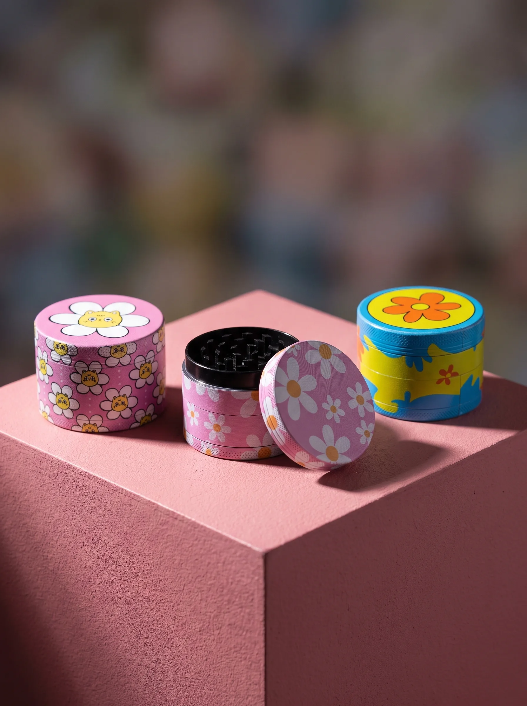 50mm 꽃무늬 그라인더 금속 4단 향신료 그라인더 수 - Travel Kitchen Accessories 리뷰 및 가격