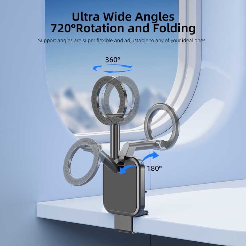 Vyvylabs 마그네틱 트래블 클립 스탠드 720 ° - Phone Holder Airplane 리뷰 및 가격