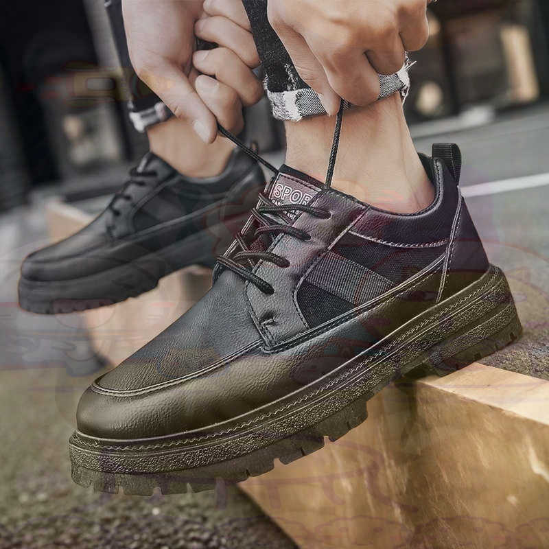 어두운 천연 가죽 패션 트레이너 테니스 남성 운동화 패 - Travel Accessories Vietnam 리뷰 및 가격