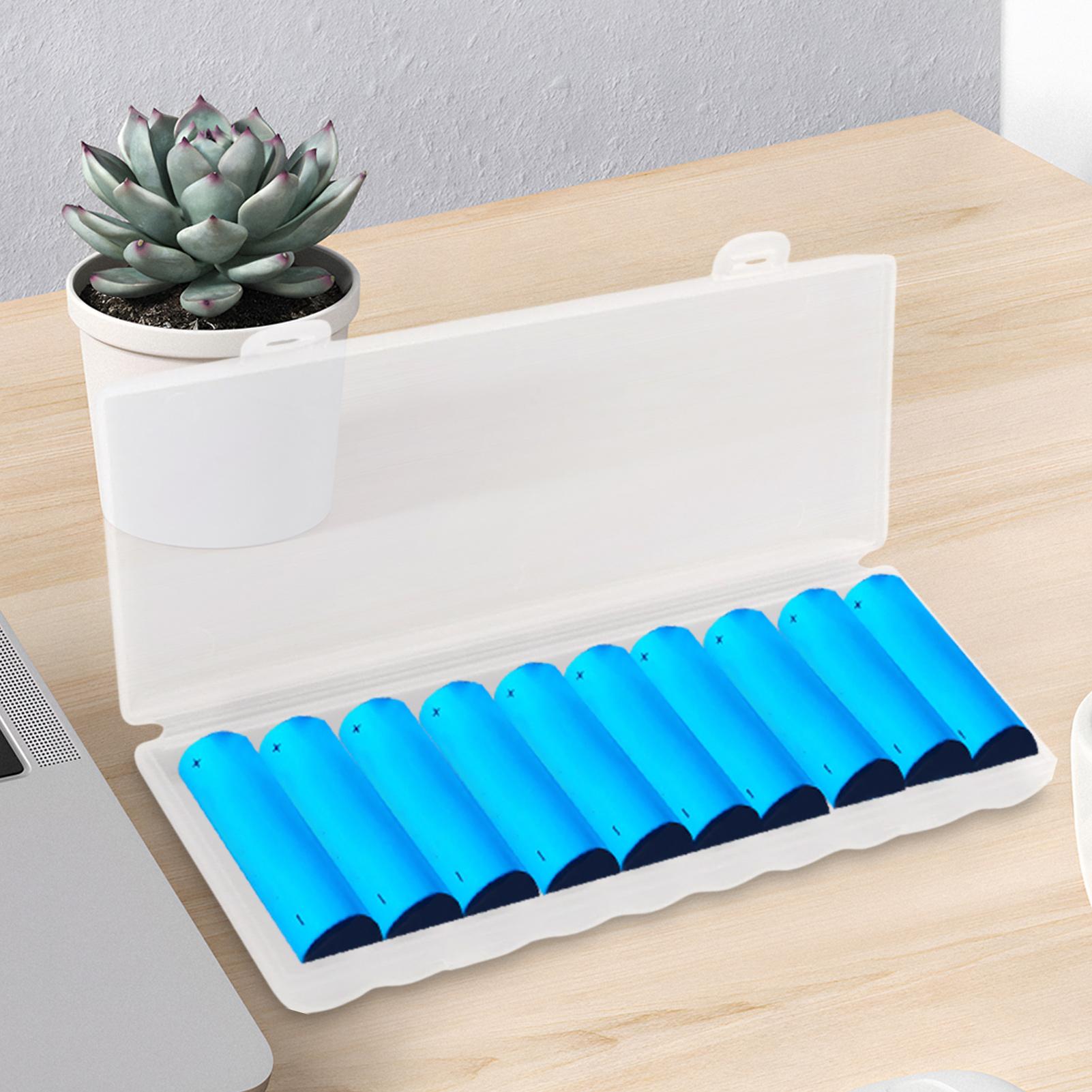 10 슬롯 휴대용 투명 플라스틱 배터리 보관 상자 18 - Travel Accessories For Elderly 리뷰 및 가격