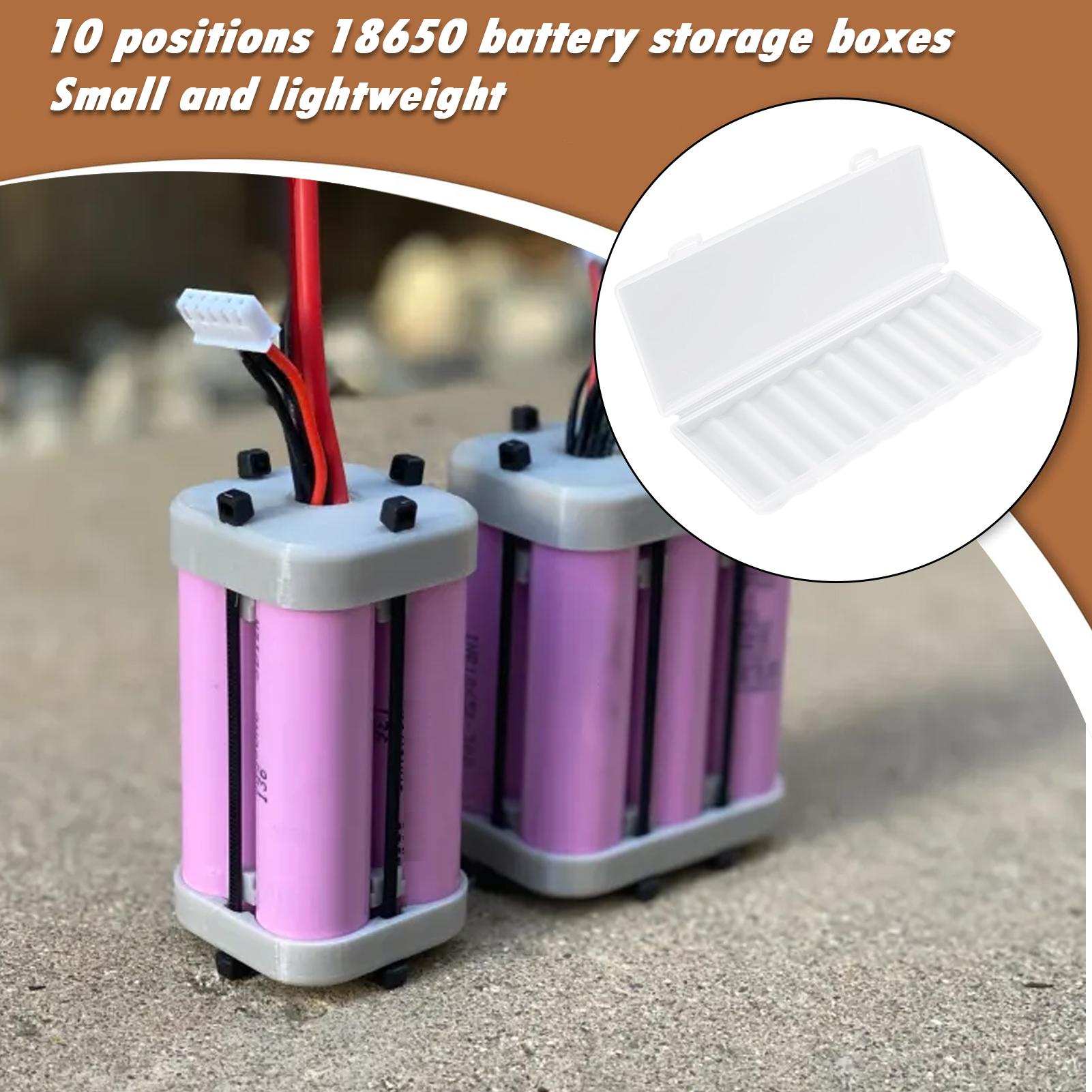 10 슬롯 휴대용 투명 플라스틱 배터리 보관 상자 18 - Travel Accessories For Elderly 리뷰 및 가격