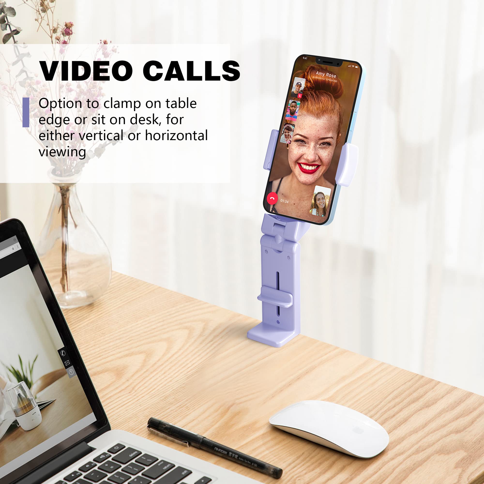 휴대용 접이식 비행기 휴대폰 거치대, 각도 조절 가능  - Phone Holder Airplane 리뷰 및 가격