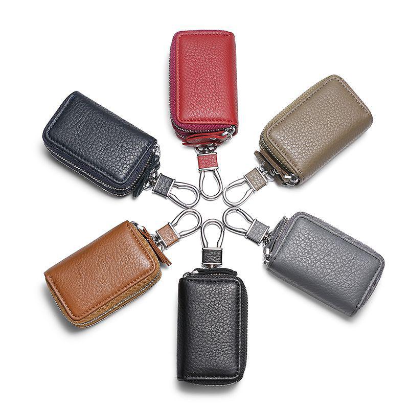 가죽 자동차 키 홀더 파우치 남성 여성을위한 범용 안티 - Travel Accessories Pouch For Men 리뷰 및 가격