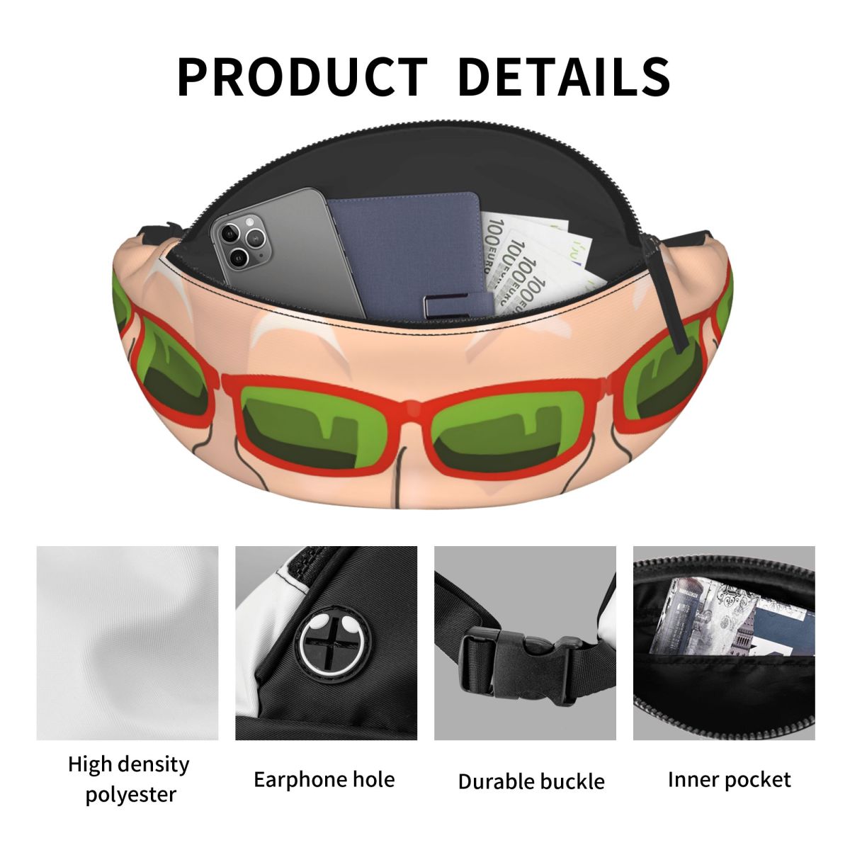 커스텀 M-Masters R-Roshis 파워풀 페이스 - Travel Accessories Pouch For Men 리뷰 및 가격