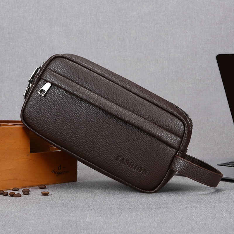 빈티지 남성용 핸드 클러치 백 대용량 손목 휴대용 파우 - Travel Accessories Pouch For Men 리뷰 및 가격