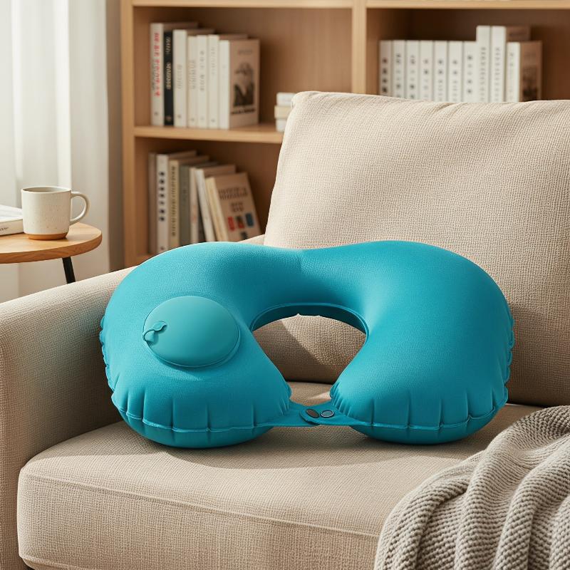 휴대용 접이식 에어 목베개, 보관 및 자체 충전 가능, - Travel Pillow Inflatable 리뷰 및 가격